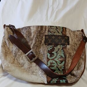 Large Leather Messenger Bag